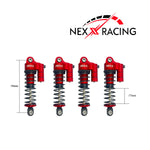 NX-419 Nexx Racing 58mm Reservoir Shocks (4pcs) for Arrma 1:18 GRANITE/ TYPHON/ MOJAVE