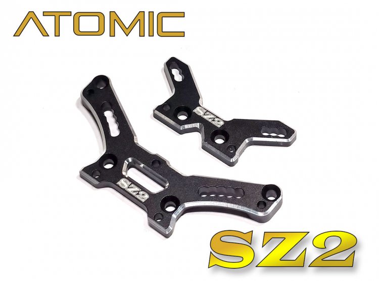 Atomic Racing SZ2 Aluminum Shock Tower (Short Damper F+R)