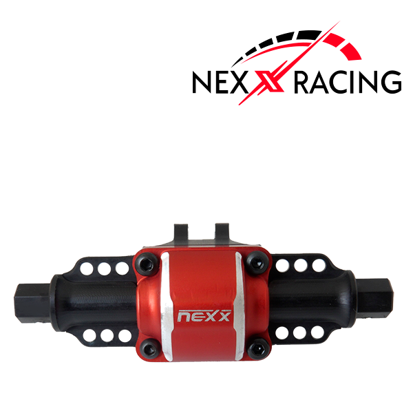 NX-363-BL REAR OR FRONT HOUSING  DIFFERENTIAL ALU 7075 T6 FOR FMS FCX24 ( MAX SMASHER AND POWER WAGON)