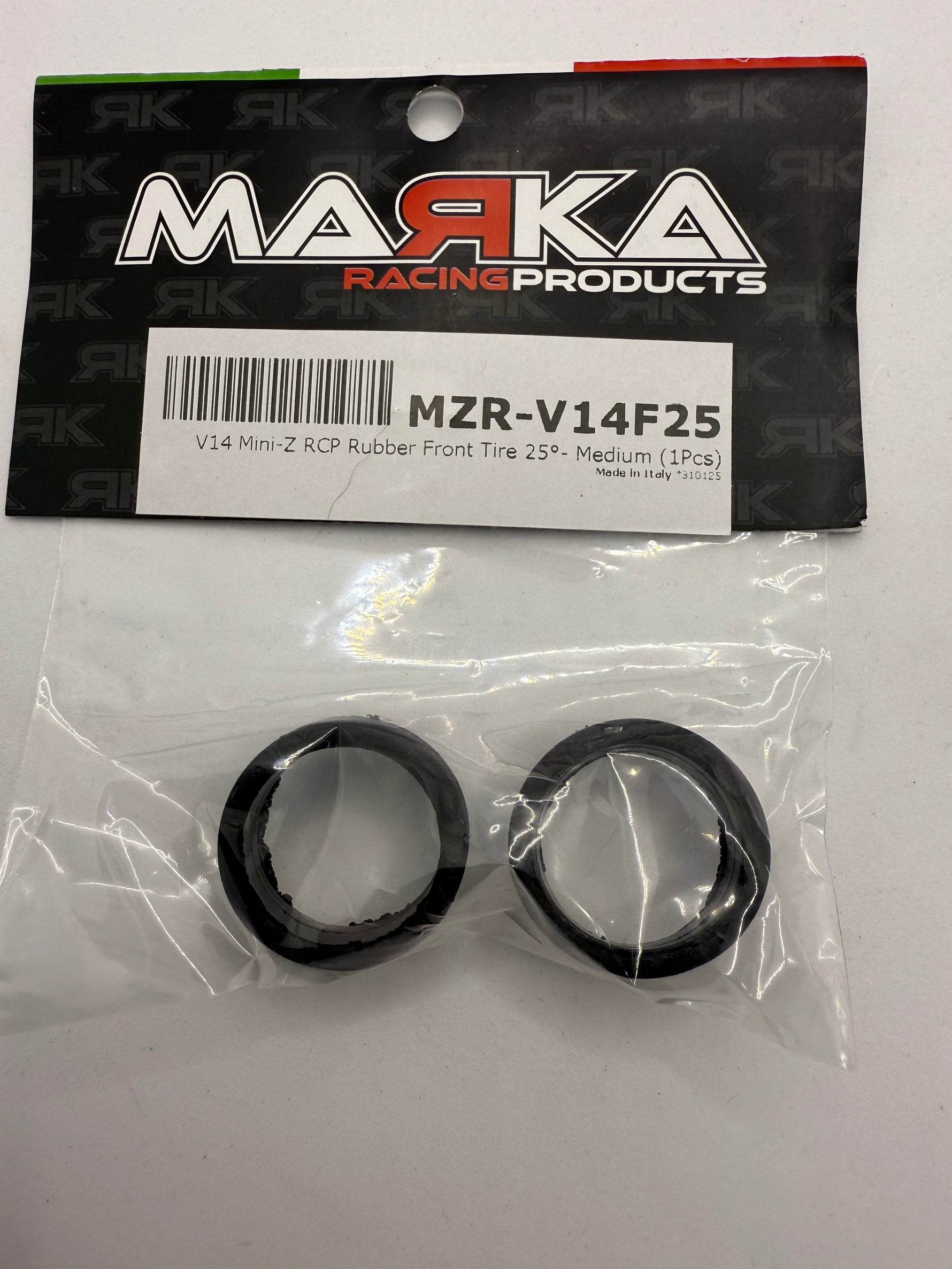 Marka V14 Front Tires 05, 10, 15, 20, 25 8.5mm Normal Height, 8.5mm Low Profile and 11mm