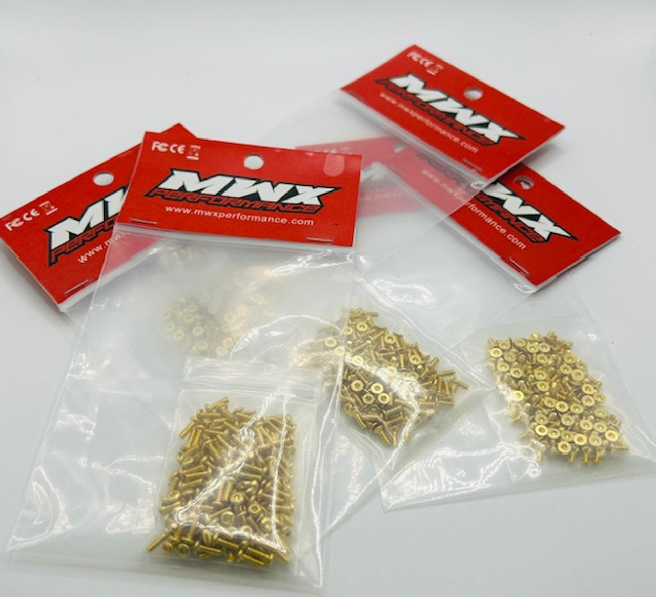 MWX Performance GOLD R1/F1 OEM screw set (R1-GS-205)