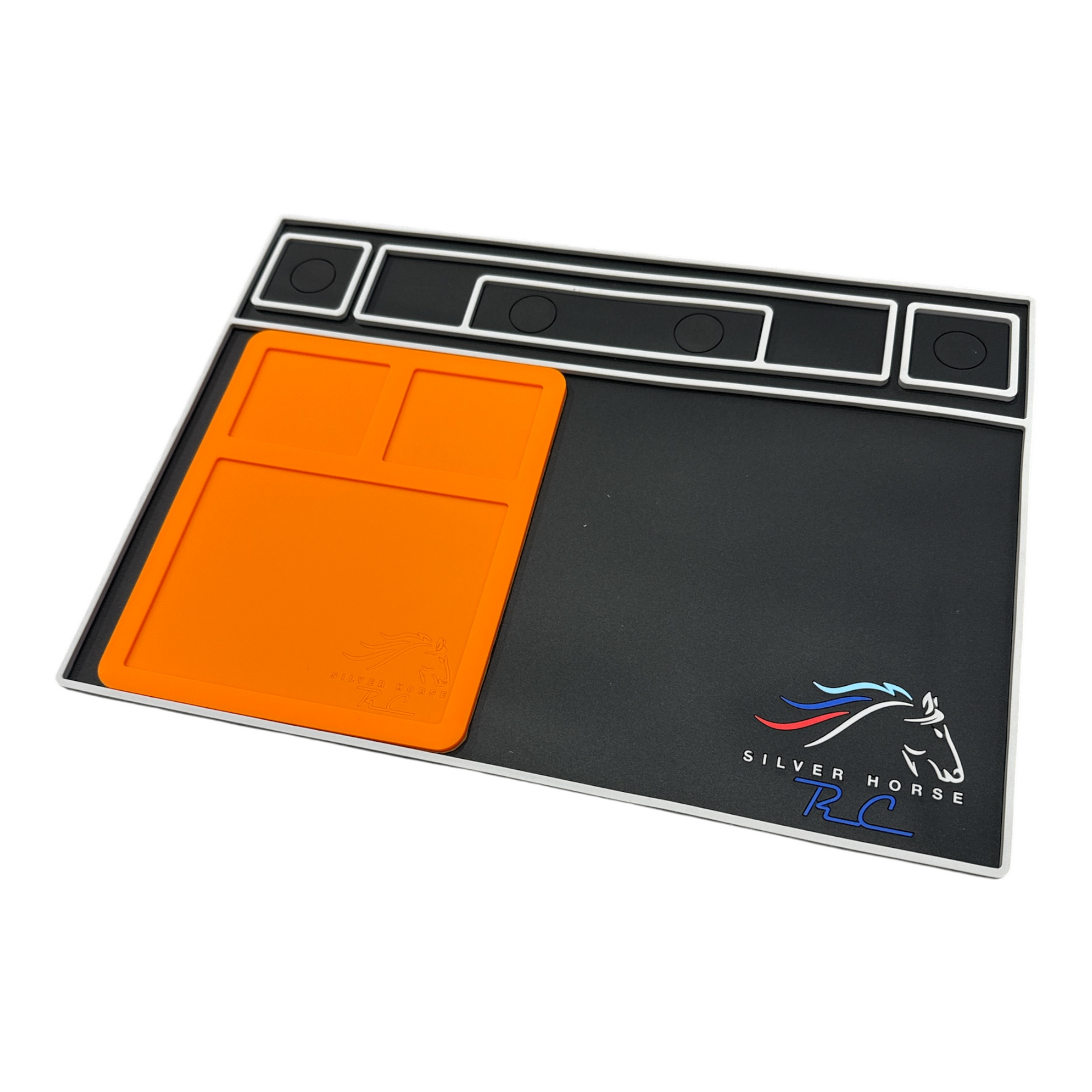 Silver Horse RC Pit Mat V2! Includes nesting high heat solder mat!
