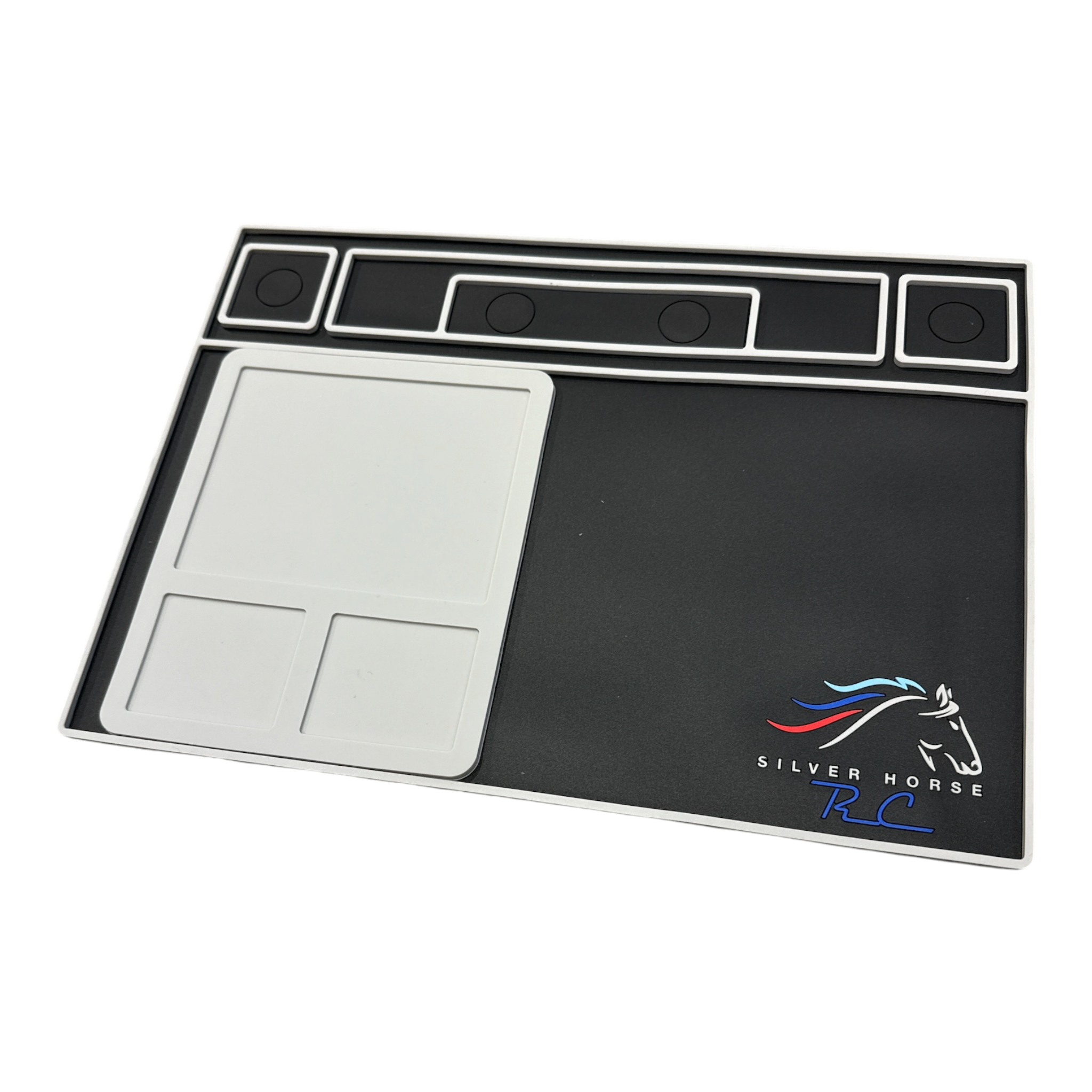 Silver Horse RC Pit Mat V2! Includes nesting high heat solder mat!
