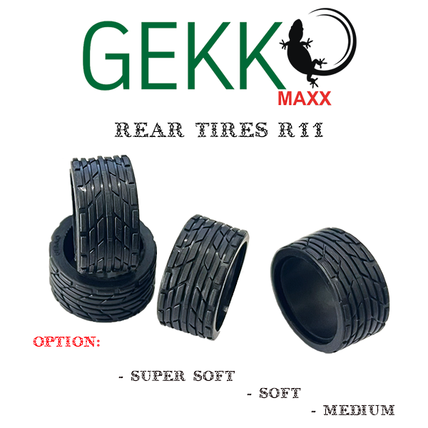 GKM-015 Gekko Maxx Rear Tires R11 (4pcs)