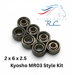 Silver Horse RC Ceramic Racing Bearing Kit — MR03 / Pan & MR04
