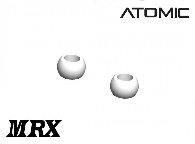Atomic Racing MRX-01, Balls, Front Arm, White, POM