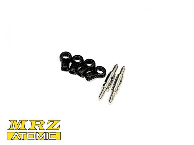 Atomic Racing MRZ-37 STEERING BALL CUPS & TURNBUCKLES Set