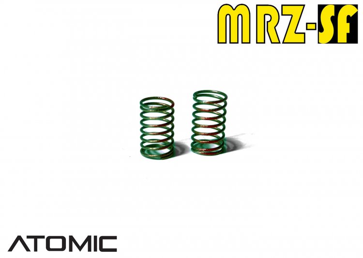 Atomic Racing MRZSF-02XS Side Spring Set, Extra Soft, (GREEN)