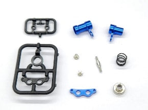 GL GTR Alum. Dual Steering Arm with Servo Saver Set + GL-GTR-OP030