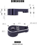 AGFRC - Aluminum Servo Horn for A06CLS: 20T Spline HPS065