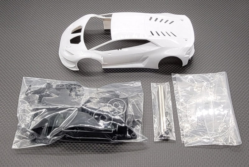 GL Racing LBO-GT3 White Kit Set (Wheel Base 98mm)