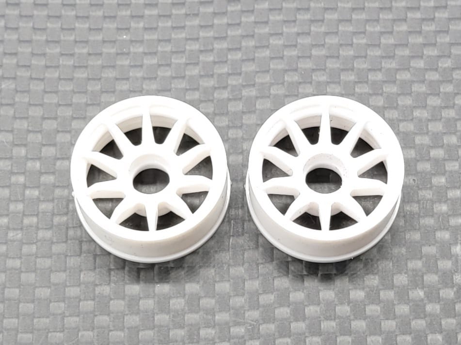GL Racing White RWD Rims - Narrow