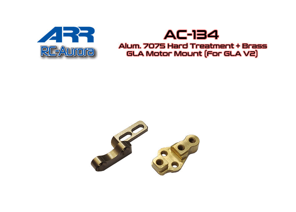ARR Alum. 7075 Hard Treatment + Brass GLA Motor Mount (For GLA V2)