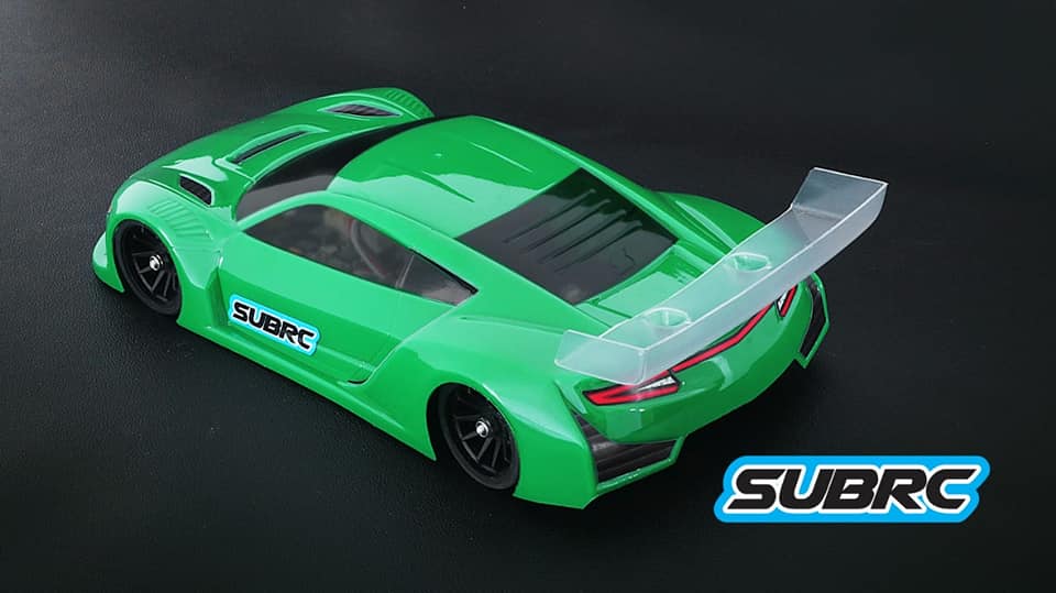 SUBRC - 1/28 LEXAN TOURING BODY NSX GT3 (98MM)