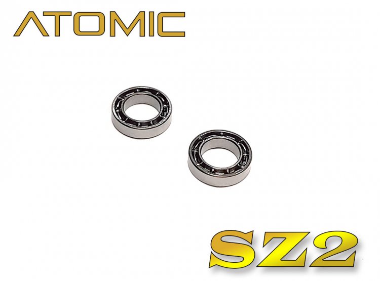 Atomic Racing SZ2-16 BEARINGS, 6x10x2.5 Diff out drive cup (2 pcs)