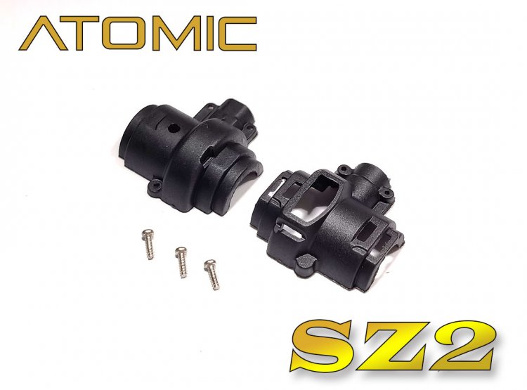 Atomic Racing SZ2-25 DIFFERENTIAL CASE, Front or Rear, plastic