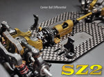 SZ2-KIT CHASSIS, Shaft drive AWD Competition Race Chassis (No Electronics)