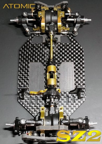 SZ2-KIT CHASSIS, Shaft drive AWD Competition Race Chassis (No Electronics)