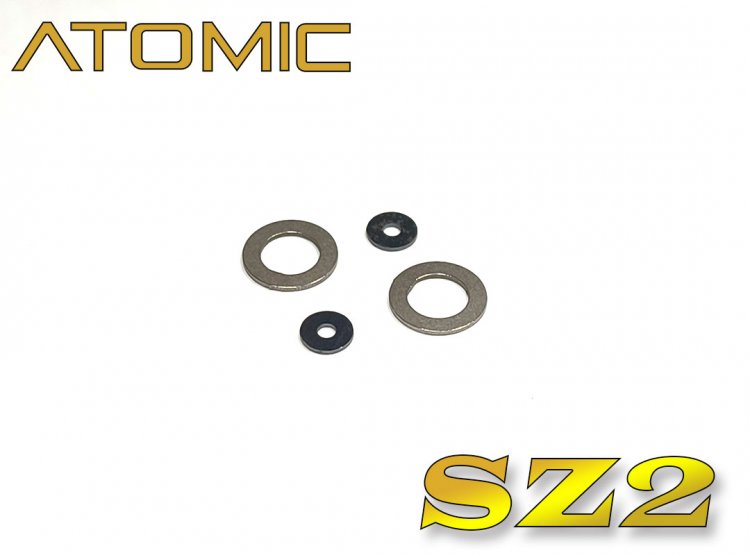 Atomic Racing SZ2-UP08P3 DIFFERENTIAL PRESSURE PLATES, for aluminum ball DIFF (SZ2-UP08)